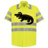 Men's High Visibility Safety Short Sleeve Work Shirt Thumbnail