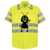 Men's High Visibility Safety Short Sleeve Work Shirt Thumbnail