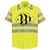 Men's High Visibility Safety Short Sleeve Work Shirt Thumbnail