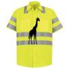 Men's High Visibility Safety Short Sleeve Work Shirt Thumbnail