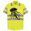 Men's High Visibility Safety Short Sleeve Work Shirt Thumbnail