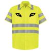 Men's High Visibility Safety Short Sleeve Work Shirt Thumbnail