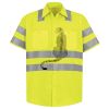Men's High Visibility Safety Short Sleeve Work Shirt Thumbnail