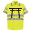 Men's High Visibility Safety Short Sleeve Work Shirt Thumbnail