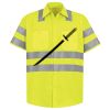 Men's High Visibility Safety Short Sleeve Work Shirt Thumbnail