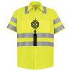 Men's High Visibility Safety Short Sleeve Work Shirt Thumbnail