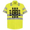 Men's High Visibility Safety Short Sleeve Work Shirt Thumbnail