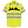 Men's High Visibility Safety Short Sleeve Work Shirt Thumbnail