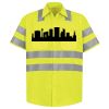 Men's High Visibility Safety Short Sleeve Work Shirt Thumbnail