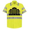 Men's High Visibility Safety Short Sleeve Work Shirt Thumbnail