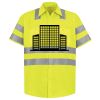 Men's High Visibility Safety Short Sleeve Work Shirt Thumbnail