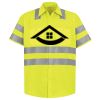 Men's High Visibility Safety Short Sleeve Work Shirt Thumbnail