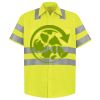 Men's High Visibility Safety Short Sleeve Work Shirt Thumbnail