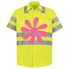 Men's High Visibility Safety Short Sleeve Work Shirt Thumbnail