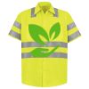Men's High Visibility Safety Short Sleeve Work Shirt Thumbnail