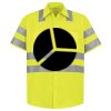 Men's High Visibility Safety Short Sleeve Work Shirt Thumbnail