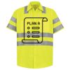 Men's High Visibility Safety Short Sleeve Work Shirt Thumbnail