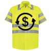 Men's High Visibility Safety Short Sleeve Work Shirt Thumbnail