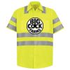 Men's High Visibility Safety Short Sleeve Work Shirt Thumbnail
