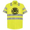Men's High Visibility Safety Short Sleeve Work Shirt Thumbnail